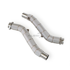 Tubo de Escape de Alto Flujo SS304 para <span class=keywords><strong>Ferrari</strong></span> F360 4.3L V8 1999-2005, Ajuste Directo, Mejora de Rendimiento y Potencia, Instalación con Pernos - Product Image 1