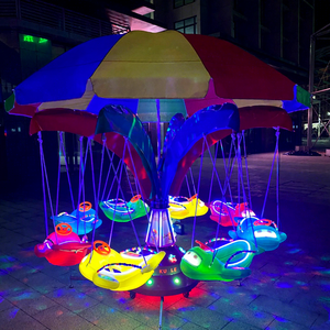 Nouveau design de carrousel musical pour enfants Fairground Merry Go Round Carrousels Flying Chair Carrousel à vendre - Product Image 1