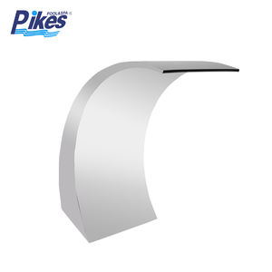 Acier inoxydable 304/316 <span class=keywords><strong>piscine</strong></span> Spa rideau d'eau décoratif LED bande douche déversoir avec <span class=keywords><strong>crochet</strong></span> en arc type de couverture cascade - Product Image 4