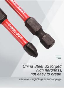 Fournisseur de Bits de Tournevis à Marque Privée 23 pièces 50mm OEM/ODM Bits de Perceuse à Chocs à Couple Élevé S2 Tooljoy - Product Image 3