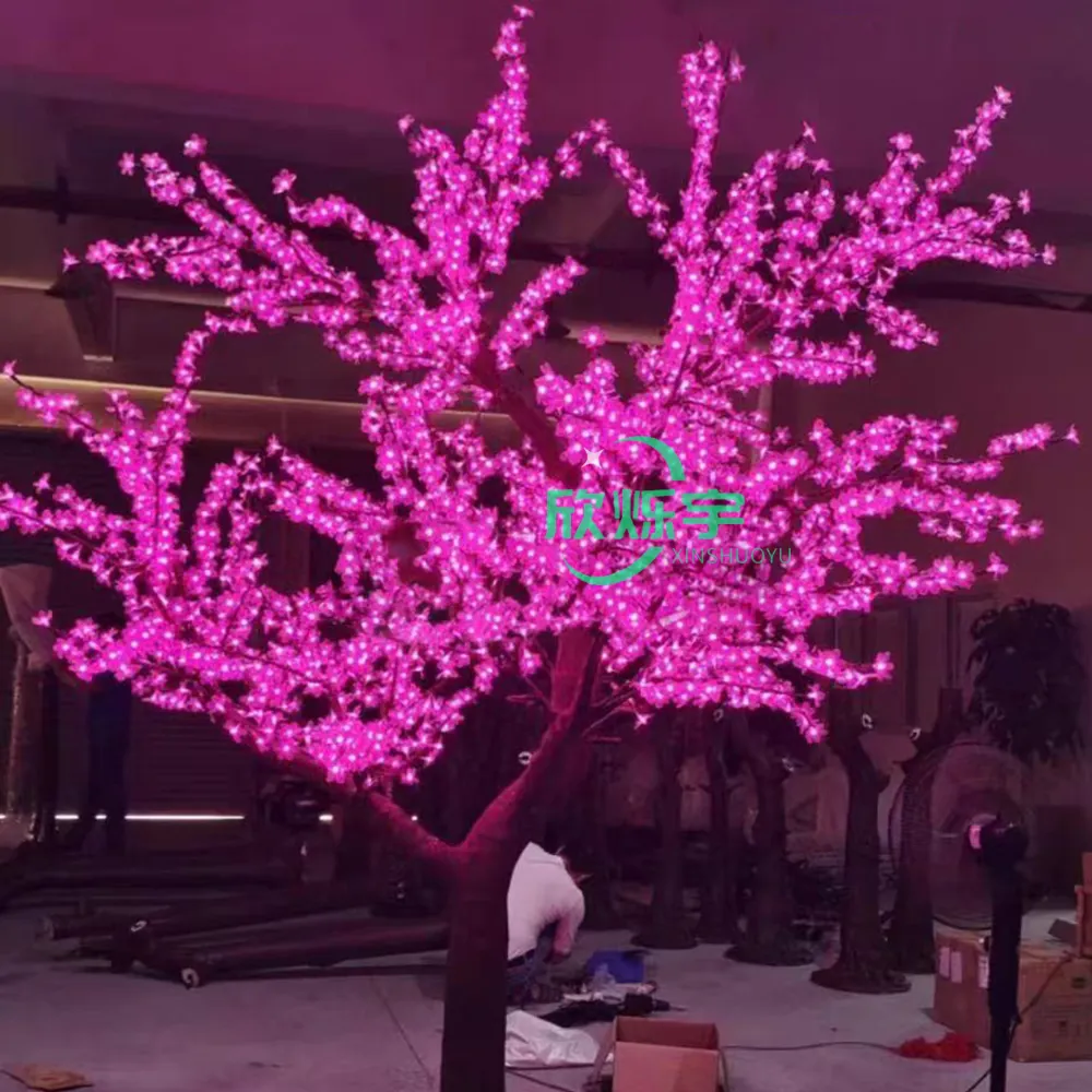 Fabrika doğrudan tedarik festivali dekoratif yüksek parlak su geçirmez pas geçirmez Led ışık ağacı Motif ışık
