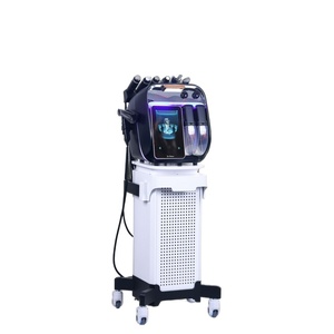 Appareil de soin de la peau à oxygène non invasif 8-en-1, machine de microdermabrasion et de peeling pour la tête et les pieds, modèle sur pied - Product Image 4