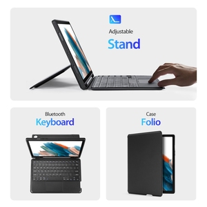 <span class=keywords><strong>Custodia</strong></span> in Pelle con Tastiera Magnetica Flottante e Supporto per Samsung Galaxy Tab <span class=keywords><strong>A8</strong></span> 2021 10.5 DUX DUCIS DK - Product Image 4