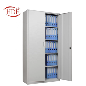 ตู้เก็บเอกสารเหล็ก 4 บานเปิด สำหรับสำนักงาน ตู้เก็บแฟ้ม ตู้โชว์หนังสือ - Product Image 3