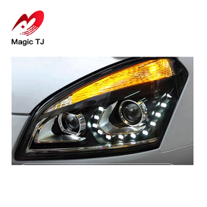 Fari Anteriori a LED Nuovi da 100W per Nissan <span class=keywords><strong>Qashqai</strong></span> 2008 2009 2010 2011 <span class=keywords><strong>2012</strong></span> 2013 2014-2015, Temperatura di Colore 6000K Luce Piena - Product Image 2