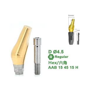 Impianto dentale <span class=keywords><strong>Abutment</strong></span> trasferimento Post restauro finito <span class=keywords><strong>Abutment</strong></span> angolato compatibile con dentio - Product Image 4