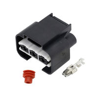 Connecteur étanche pour automobile, 3 broches, 6.3mm, série 1743271-2 femelle, prise automobile, fil électrique, radiateur, ventilateur, harnais