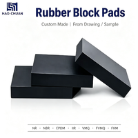 Bloc amortisseur en caoutchouc haute densité résistant au vieillissement, sur mesure, pour machines lourdes, coussin anti-vibration, OEM ODM, lot en vrac