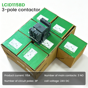 Contactor Schneider Lc1d115bd Original, Nuevo, Fabricado en República Checa, Corriente 115A, Voltaje de Bobina DC24V, Trifásico - Product Image 1