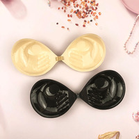 Sujetadores push-up con forma de mano y cierre frontal de 3 cm de grosor para mujer, sin aros, sin tirantes, sin espalda, sin costuras, de una pieza, para uso diario.
