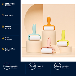 <span class=keywords><strong>Rouleau</strong></span> anti-poils portable mini pour poils d'animaux, <span class=keywords><strong>rouleau</strong></span> adhésif format voyage pour vêtements et literie - Product Image 1