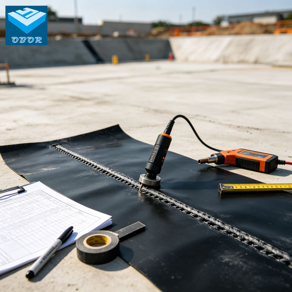 Anticorrosion Composite Geomembrane Solid Waste Yard Bottom Liner ...