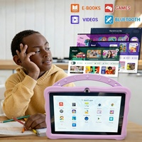 Yeni Çocuk Tablet PC'si 7 İnç Android 14 Sistemli 8+128GB Geniş Depolama Alanlı 5G WiFi Taşınabilir Çocuk Tableti MTK İşlemcili Eğitici Tatil Hediyesi