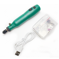 Mini perceuse à 102 vitesses, machine à graver les bijoux, chargeur USB sans fil, meuleuse rotative avec 3 vitesses de polissage, meuleuse électrique DIY
