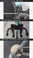 Vélo de contre-la-montre en fibre de carbone T800, transmission électronique sans fil WheelTop 2x12, vélo de triathlon de contre-la-montre, jeu de roues à disque aérodynamique, 700C