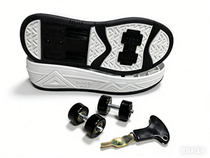Semelles de sport à roulettes en TPR personnalisées en gros, conception double usage pour la marche et le patinage à roulettes - Product Image 2