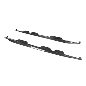 Jupes latérales étendues en fibre de carbone véritable style V2, les plus vendues, pour Mercedes Benz <span class=keywords><strong>AMG</strong></span> <span class=keywords><strong>GT</strong></span> GTS GTC Coupé - Product Image 2