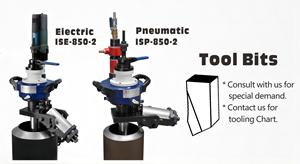 Machine à chanfreiner les tuyaux ISE-850-2 à montage ID, moteur automatique, chanfreinage à froid industriel pour tuyaux en acier inoxydable 600-820 mm - Product Image 1