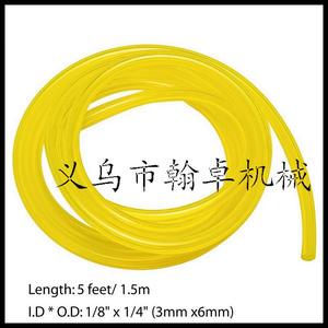2mm X 3.5mm 2.5x5mm 3x5mm 3x6mm Polyurethane (PU) High Temperature Oil-Resistant <b>Rubber</b> <b>Hoses</b> Pipe Fittings - Product Image 2