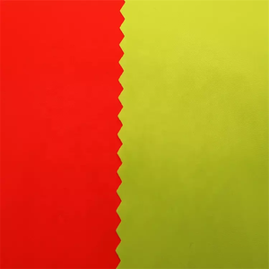 Tela de tafetán fluorescente para trabajadores, uniforme de Color neón, amarillo, naranja, 100 poliéster - Product Image 2