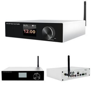 Amplificateur domestique Hi-Fi Cloudyx CL-500W, best-seller |   2x100W WiFi BT USB DAC Input Tidal/<span class=keywords><strong>Qobuz</strong></span> Streaming - Product Image 1