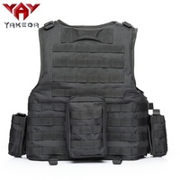 YAKEDA équipement tactique porte-plaque molle gilet tactique formation chasse colete tatico extérieur chaleco tactico équipement d'entraînement