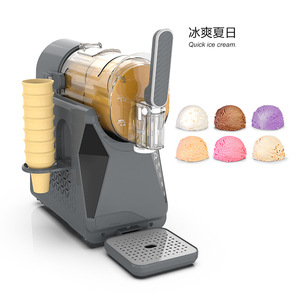 Ice Cream Maker Multi-Functional Automatic Smoothie Blender 5L Grey Electric Kitchen Appliance - Product Image 3