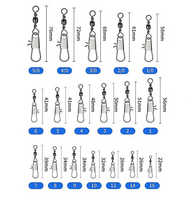 Konektor Tipe B Bentuk Botol Putar dengan 8 Cincin Sub, Perlengkapan Pancing, Aksesoris, Cincin Bentuk Angka Delapan, Grosir