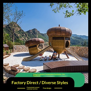 26 New Original Ecological Woven Material Outdoor <b>Large</b> Stainless Steel Combination <b>Slide</b> Children's Outdoor Playground - Product Image 1