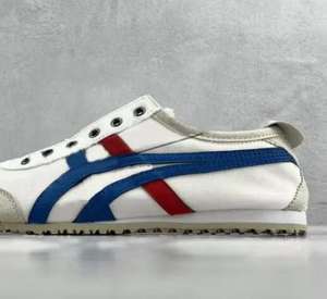 รองเท้าผ้าใบสำหรับฝึกกีฬาลายเสือและโทคุเทนเสือกีฬาสีน้ำเงินเข้มเข้มถึงสามชั้น - Product Image 4