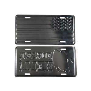Accessoires de véhicules en gros gaufrage de plaque d'immatriculation avec logo personnalisé UK plaque d'immatriculation vierge de sublimation décorative réfléchissante pour voiture - Product Image 3