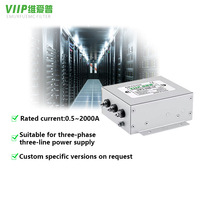 Filtre RFI triphasé VIP3 10A 480V de qualité industrielle, suppresseur de bruit de ligne électrique CA pour l'alimentation industrielle en Amérique du Nord