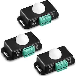 DC 12V 24V PIRモーションセンサーLEDストリップ自動サインコントローラー本体赤外線センシングタイマー機能黒低電圧IC - Product Image 6