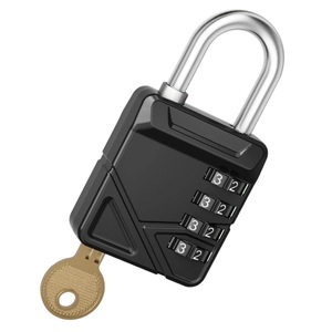 <span class=keywords><strong>Cadenas</strong></span> étanche pour gestion de stockage, à clé, <span class=keywords><strong>4</strong></span> <span class=keywords><strong>chiffres</strong></span>, double canal, en alliage de zinc, modèle <span class=keywords><strong>Master</strong></span> Lock 617, pour sacs de sport et bagages - Product Image 6