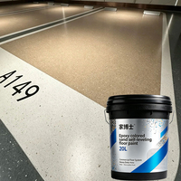 Peinture époxy colorée résistante aux acides et aux alcalis pour sols, revêtement liquide auto-nivelant résistant aux produits chimiques pour garage de réparation automobile