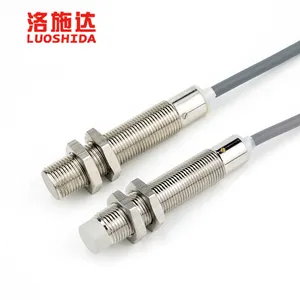 DC 3 wire M12 distance ajustable capacitive proximity switch sensor Capacitive sensors for metal pipe fittings