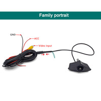 Caméra de recul AHD avec objectif fisheye pour Mazda 2 3 5 6 CX4 CX-5 CX-7 CX-8 Atenza (Atez)