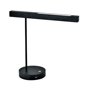 Branded Motel Hotel Project Table Lighting Fixtures LED Black Touch Switch Reading Desk Lamps