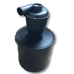 cyclone dust collector with 20L tank, movable bucket for woodworking easy disposal of dust &debris prolong filter life