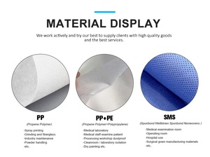 Cơ Thể Phù Hợp Với Mức Độ Bảo Vệ Cho Chống Phun Coverall Y Tế Cá Nhân Quần Áo Bảo Vệ Phù Hợp Với Với Hat Head Cover - Product Image 3