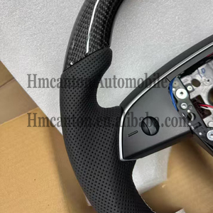 พวงมาลัยคาร์บอนไฟเบอร์แบบด้าน Alcantara สำหรับรถยนต์ Tesla Model 3 และ Model Y - Product Image 4