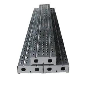 China Memproduksi Tianjin Konstruksi TSX Scaffolding Galvanis Papan Pegas Baja Plank