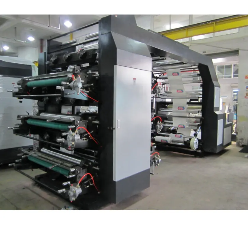 हाई-स्पीड छह-रंग फ्लेक्सो प्रिंटिंग मशीन