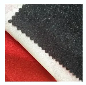 Melhor venda tecido fusível interlining ponto duplo inchaço tecido interlining para vestuário