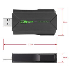 Adaptador <span class=keywords><strong>USB</strong></span> 3.0 <span class=keywords><strong>WiFi</strong></span> 6 <span class=keywords><strong>Bluetooth</strong></span> 5.4 AX900, Tarjeta de Red de Doble Banda, 900Mbps Inalámbrico 5G para PC, Computadora de Escritorio, Portátil, Accesorios de Computación - Product Image 4
