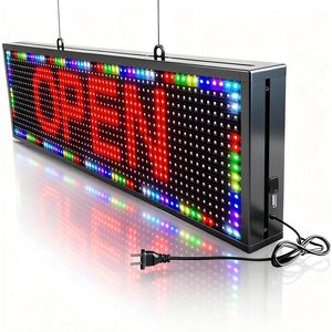 Letrero LED a Todo Color IP65 P10, Programable por WiFi, Letrero Digital Colgante para Entrada, Luz Decorativa, Enchufe Personalizado para Reino Unido/EE. UU./Australia/UE - Product Image 6