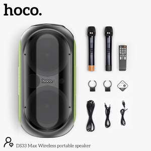 Hoco OEM DS33 Max BT 5.0 100W Double Subwoofer basse lourde sans fil Portable haut-parleur d'extérieur - Product Image 5