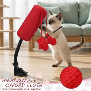 ของเล่นแมวแบบถ้วยดูดติดพื้น รูปทรงกระบอก พร้อมกระดิ่งและแคทนิป - Product Image 5