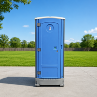 Cabine de toilette mobile moderne de luxe en HDPE, douche, salle de bain, installation rapide, taille et couleur personnalisables