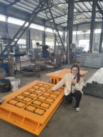 QT15-15 Kerb Stone Concrete Brick Block Making Machine Price with German Technology Concrete Interlocking Bricks Making Machine